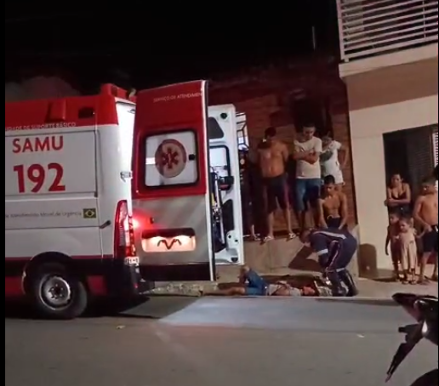 Acidente de Moto na Ladeira do Cemitério em São Miguel dos Campos Deixa um homem Ferido