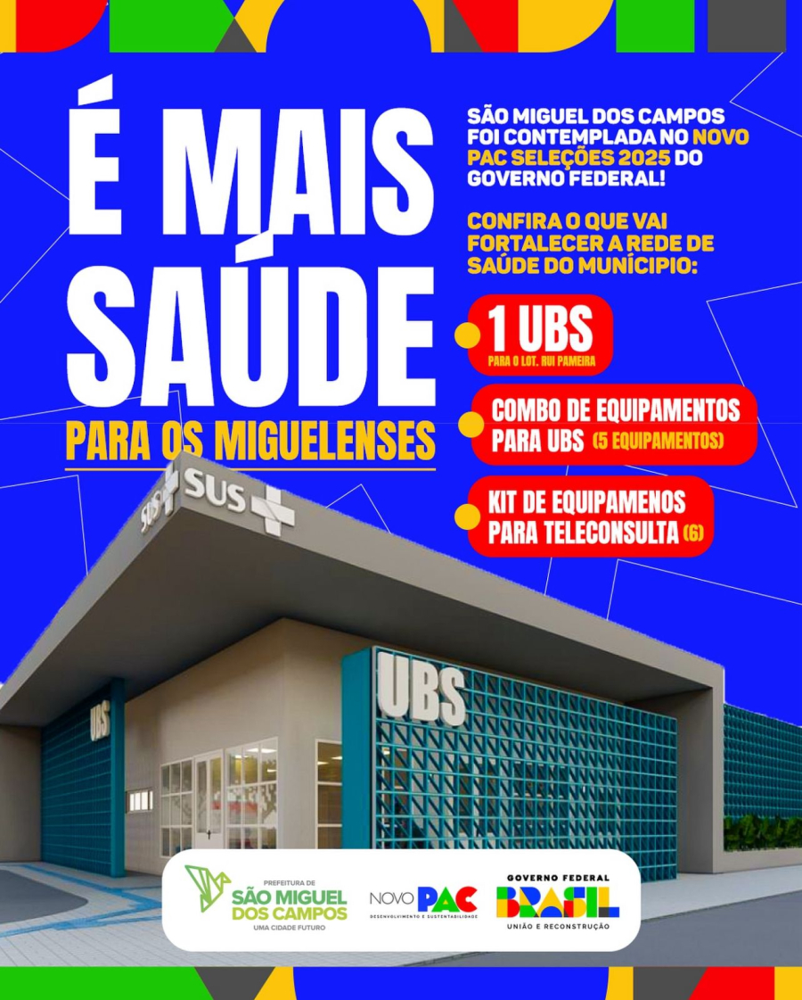 São Miguel dos Campos conquista nova unidade básica de laúde no loteamento Rui Palmeira