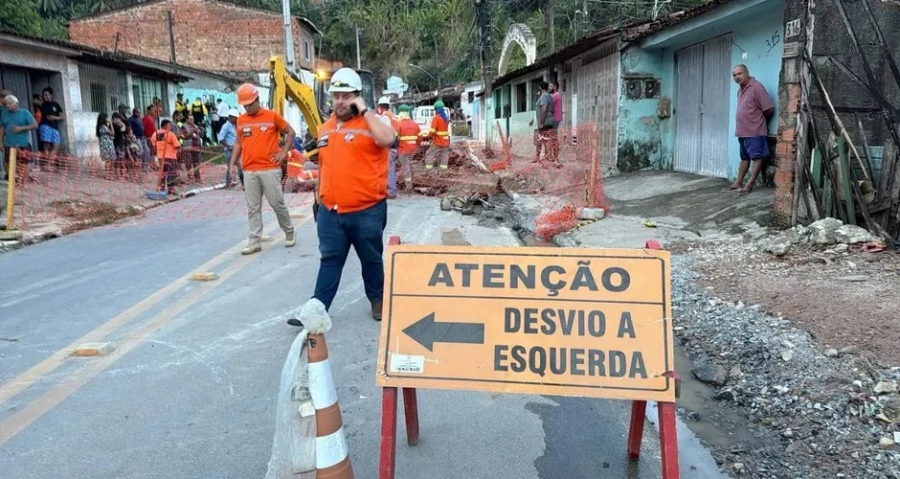 Prefeitura descarta relação com mineração em afundamento de solo na Chã da Jaqueira