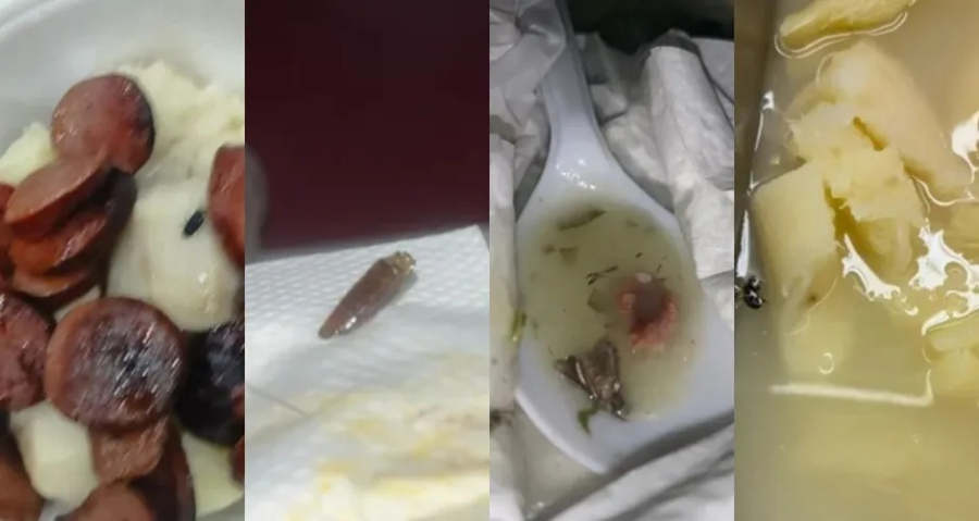 Vidro e baratas: Estudantes da Ufal denunciam “achados” estranhos em refeições do Restaurante Universitário