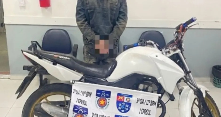 Homem finge fome para distrair casal e furtar motocicleta na zona rural de São Brás