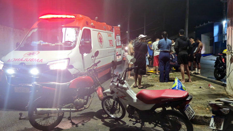 Filho do repórter Josa da Asa Branca sofre acidente de moto durante entregas no centro!