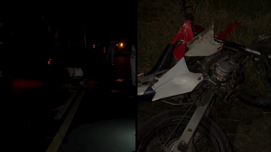 Colisão brutal entre motos deixa dois mortos e dois feridos na entrada da Fazenda Cajazeiras, em Boca da Mata