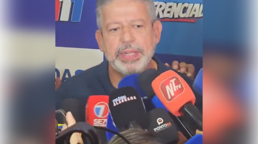 Arthur Lira confirma aliança com PL e Alfredo Gaspar em coletiva no Hotel Lagoa da Anta