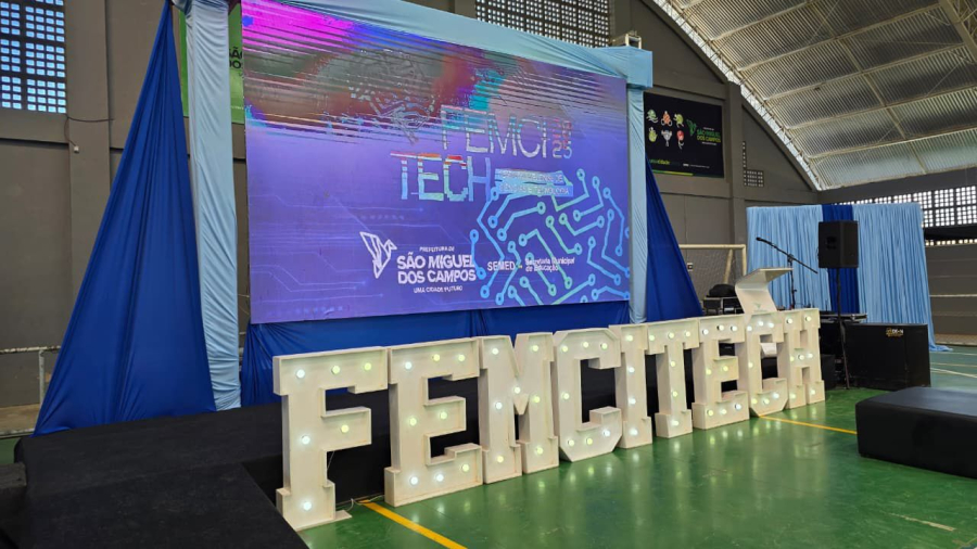 Prefeitura de São Miguel dos Campos realiza a 5ª edição da FEMCITECH no Ginásio Medeirão