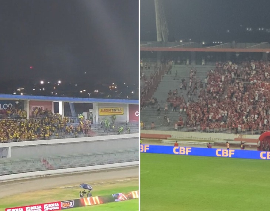 Torcedores do Sport invadem áreas restritas, agridem policiais no Trapichão e CRB repudia vandalismo em nota oficial