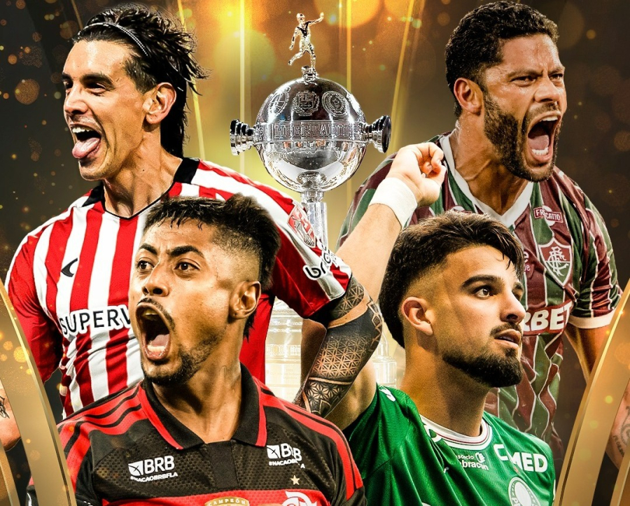 Definidas as semifinais da Libertadores: Flamengo, Palmeiras, Fluminense e Estudiantes avançam