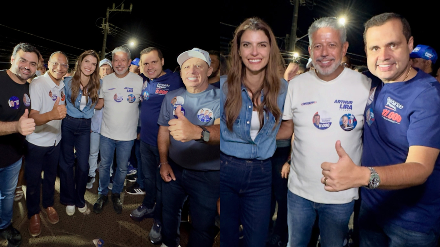 Prefeitos do Agreste e Região Sul anunciam apoio a Marina JHC para o Senado em grande ato político ao lado de Arthur Lira e Fernando Pereira