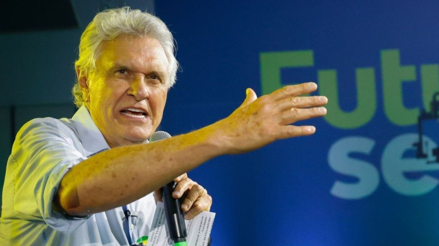 Ronaldo Caiado declara apoio a Flávio Bolsonaro no segundo turno da eleição presidencial