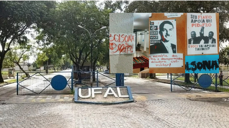 Justiça Eleitoral dá 48 horas para a Ufal retirar todas as propagandas políticas dos campi em Maceió