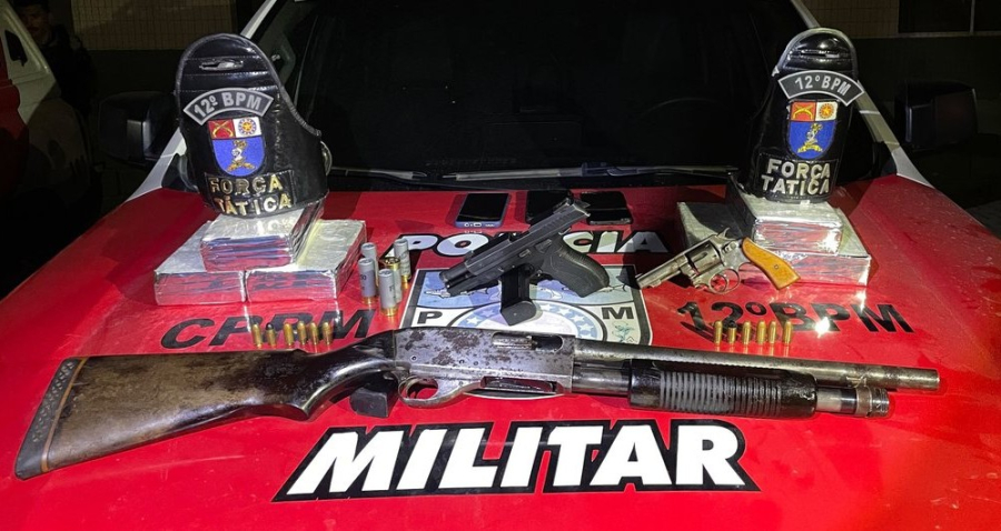 Suspeito de chefiar distribuição de drogas na capital e na Zona da Mata é preso com 10 kg de cocaína e arsenal em Maceió