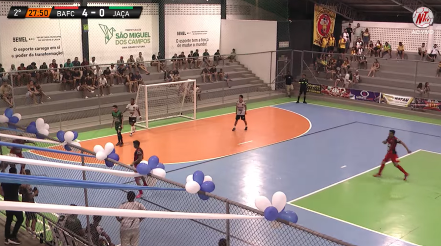 5ª Rodada do Campeonato Miguelense de Futsal 2026 agita o Medeirão com vitória do B.A e virada no clássico da AABF