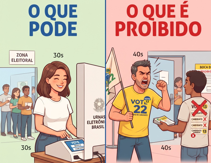 TRE-AL reforça regras rigorosas para o segundo turno: proibição de celulares na cabine, restrição de armas e combate à boca de urna