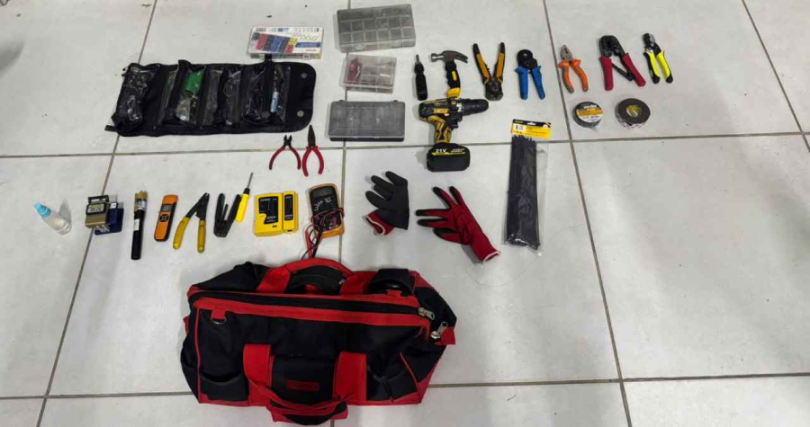 Homem é preso com ferramentas de trabalho furtadas de residência em União dos Palmares