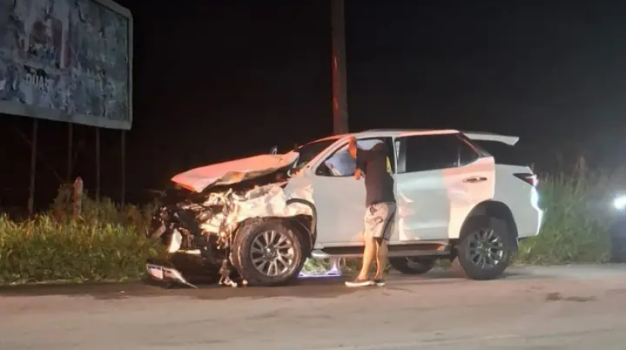Prefeito Fernando Cavalcante sofre acidente após SUV colidir com cavalo na AL-105 em São Luiz do Quitunde